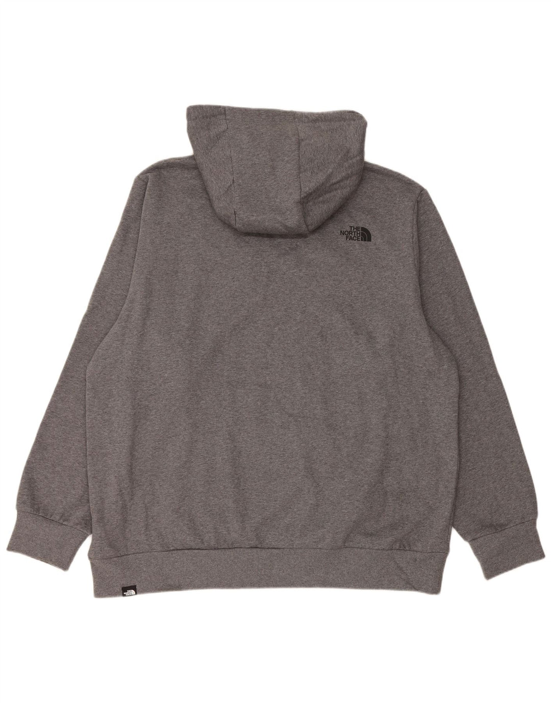 THE NORTH FACE Mens Hoodie Jumper 2XL Grey Cotton