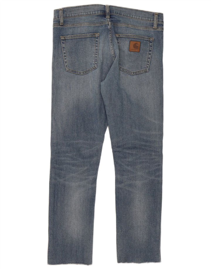 CARHARTT Mens Wip Slim Jeans W34 L29 Blue