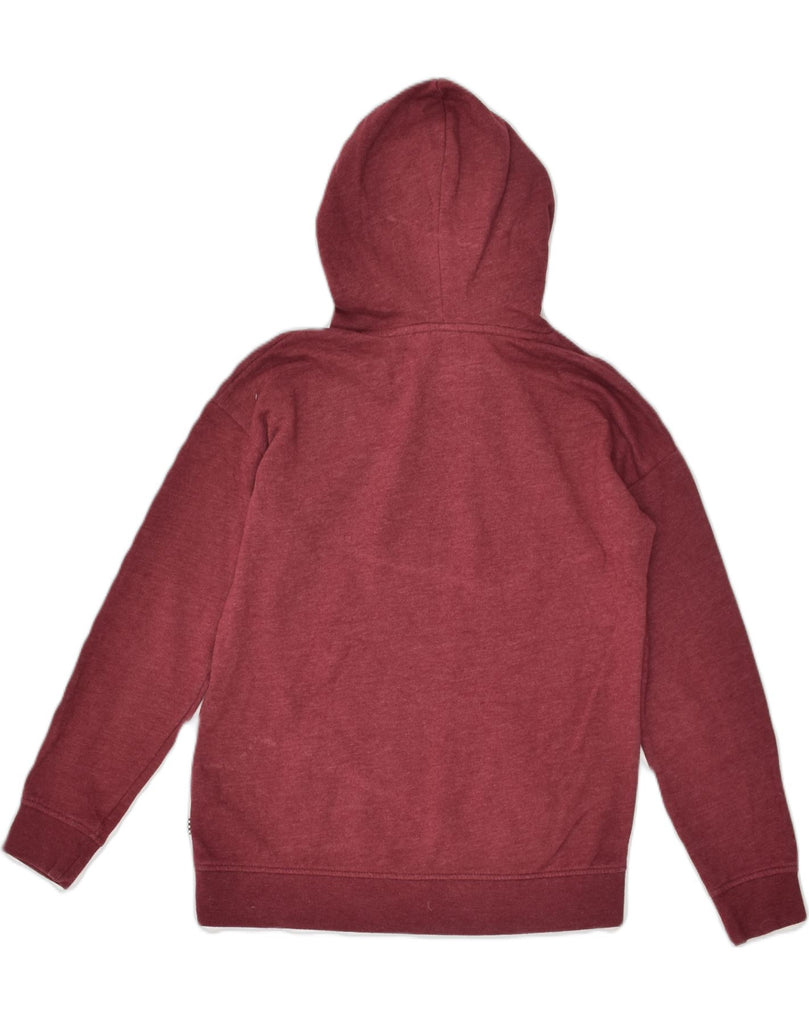 VANS Mens Graphic Hoodie Jumper XS Burgundy Cotton | Vintage Vans | Thrift | Second-Hand Vans | Used Clothing | Messina Hembry 