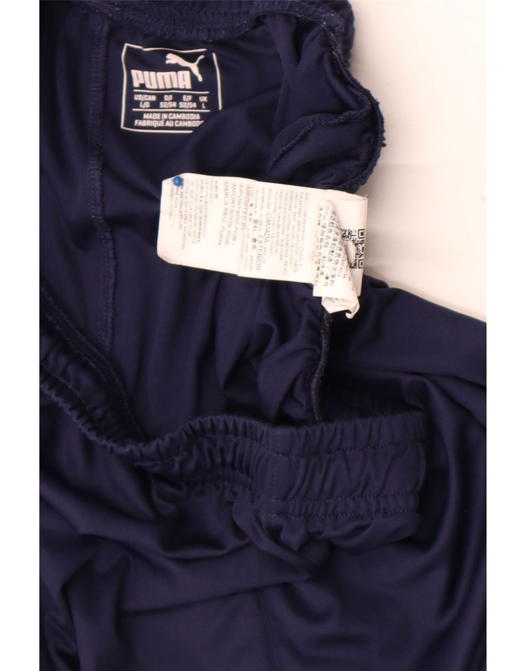 Puma Mens Sport Shorts Large Navy Blue Polyester