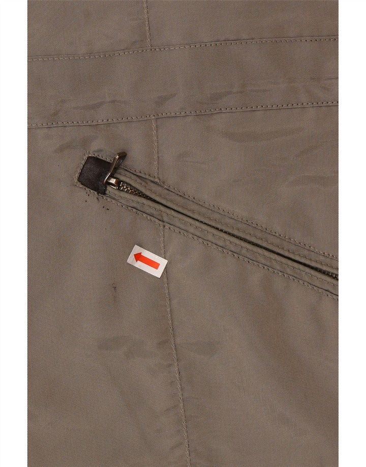 Geox Mens Respira Utility Jacket UK 46 3XL Grey Polyamide