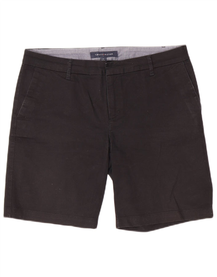 Tommy Hilfiger Womens Chino Shorts US 8 Medium W32 Black Cotton