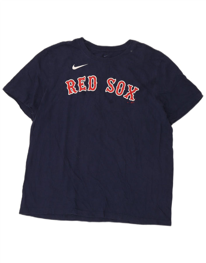 Nike Mens Red Sox Graphic T-Shirt Top XL Navy Blue