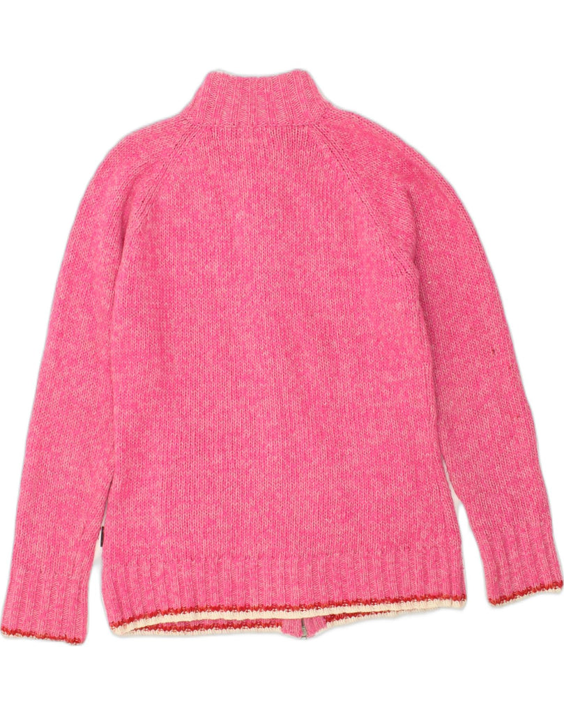 INVICTA Womens Cardigan Sweater UK 14 Large Pink Wool | Vintage Invicta | Thrift | Second-Hand Invicta | Used Clothing | Messina Hembry 