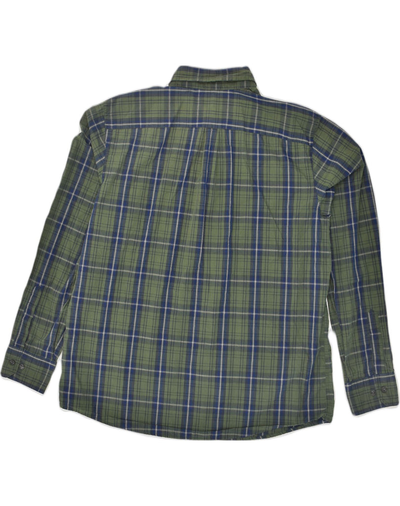 DOCKERS Mens Shirt XL Green Check Cotton | Vintage Dockers | Thrift | Second-Hand Dockers | Used Clothing | Messina Hembry 