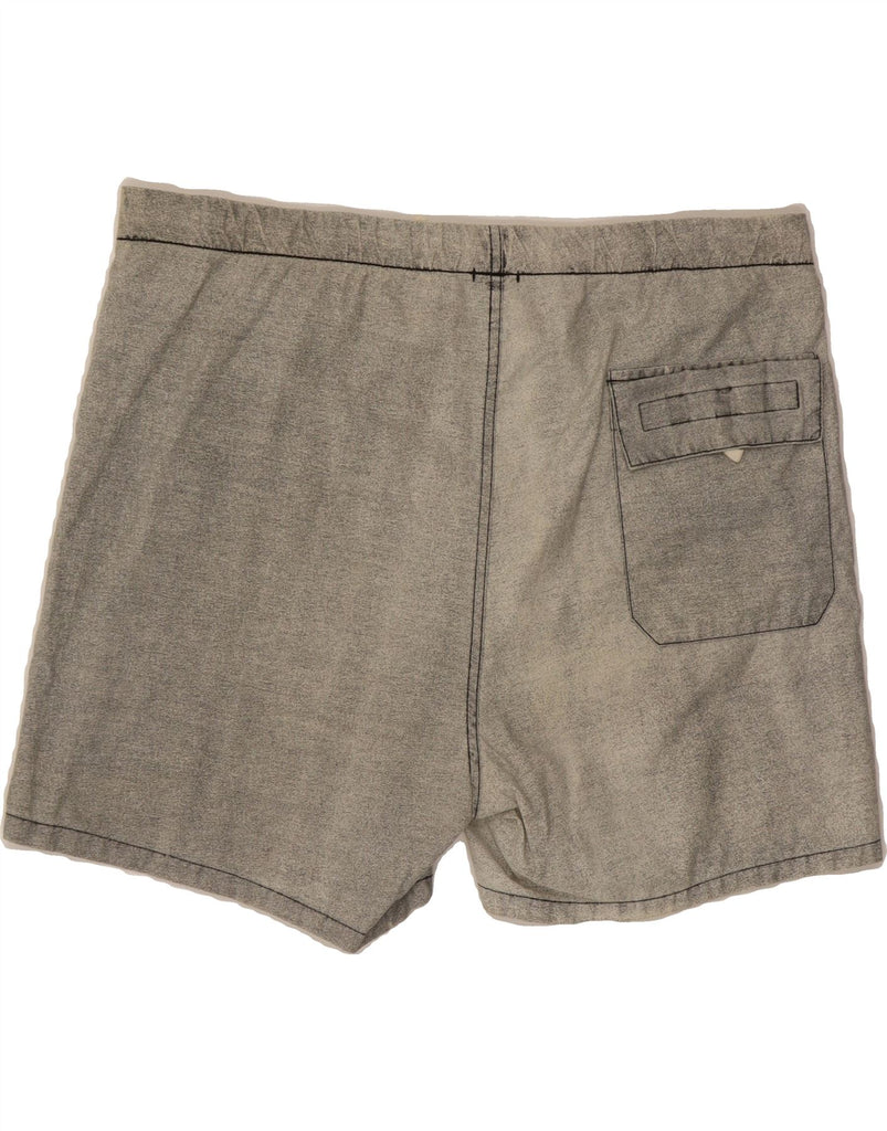 STONE ISLAND Mens Graphic Swimming Shorts IT 50 Large Grey Cotton Beach Vintage Stone Island and Second-Hand Stone Island from Messina Hembry 