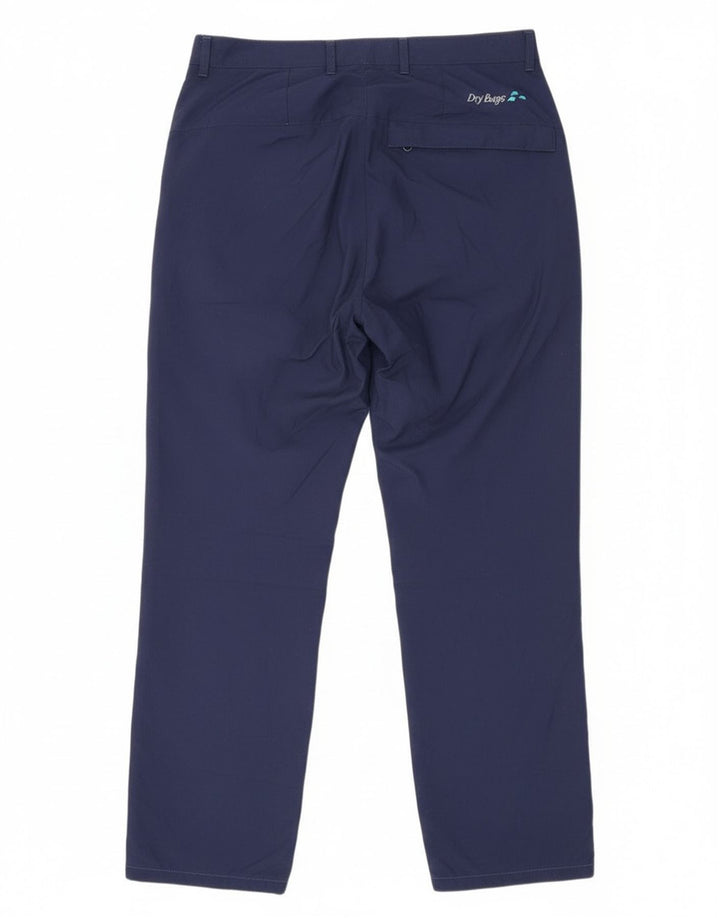 Rohan Mens Hiking Windbreaker Trousers W32 L29 Navy Blue Polyamide