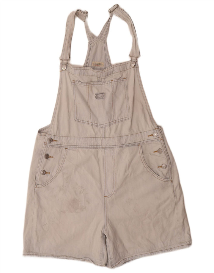 Levi's Womens Dungarees Denim Shorts Large W34 Blue Cotton