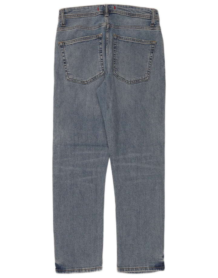 Zara Womens Straight Jeans EU 34 2XS W24 L27 Blue