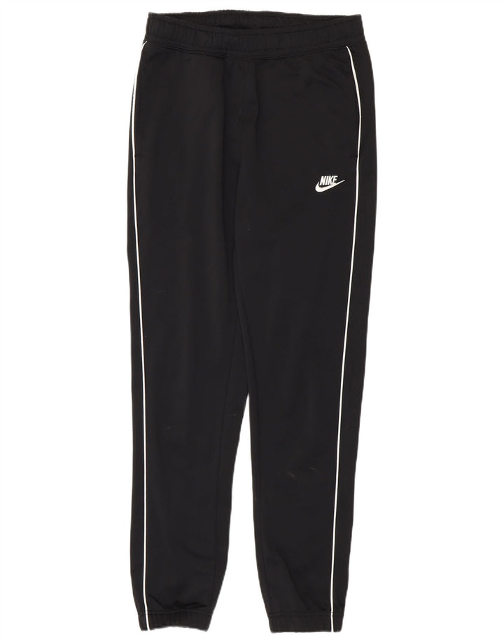 Nike Mens Tracksuit Trousers Joggers Small Black Polyester