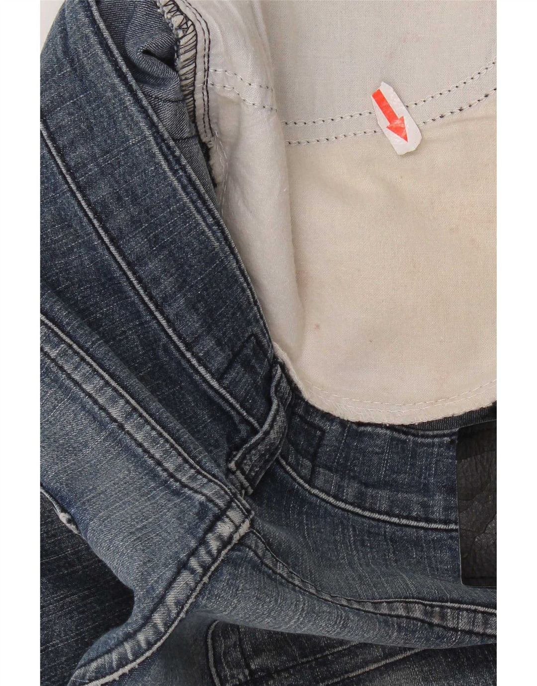 Trussardi Mens Straight Jeans W34 L30 Blue Cotton