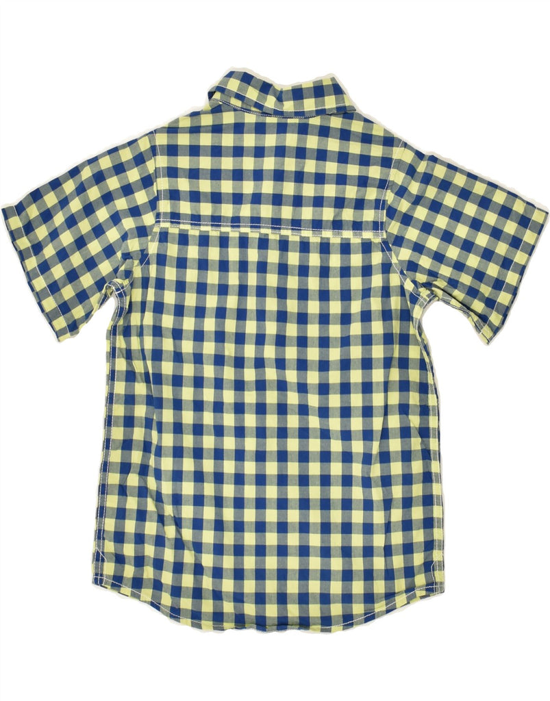 OSH KOSH Boys Short Sleeve Shirt 7-8 Years Blue Gingham Cotton | Vintage Osh Kosh | Thrift | Second-Hand Osh Kosh | Used Clothing | Messina Hembry 