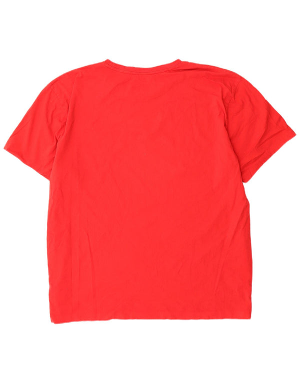 Polo Ralph Lauren Mens T-Shirt Top 2XL Red Cotton
