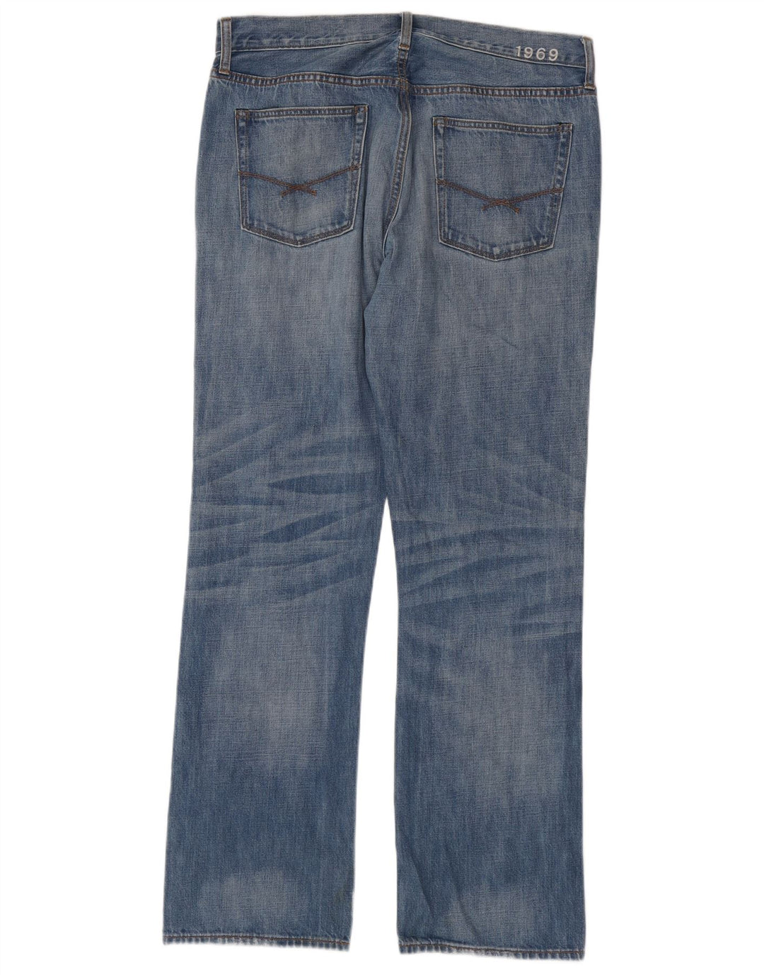 Gap Mens Bootcut Jeans W34 L34 Blue Cotton