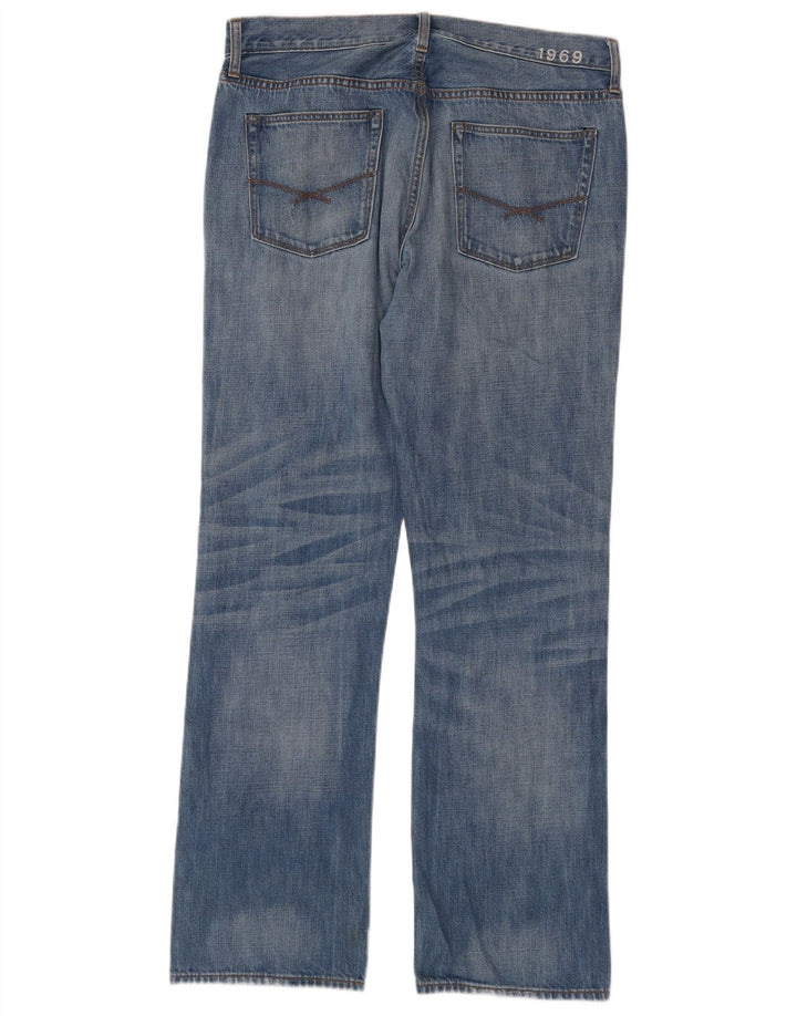 Gap Mens Bootcut Jeans W34 L34 Blue Cotton