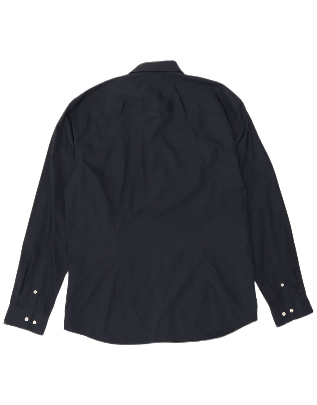 JACK & JONES Mens Shirt XL Navy Blue Polyester
