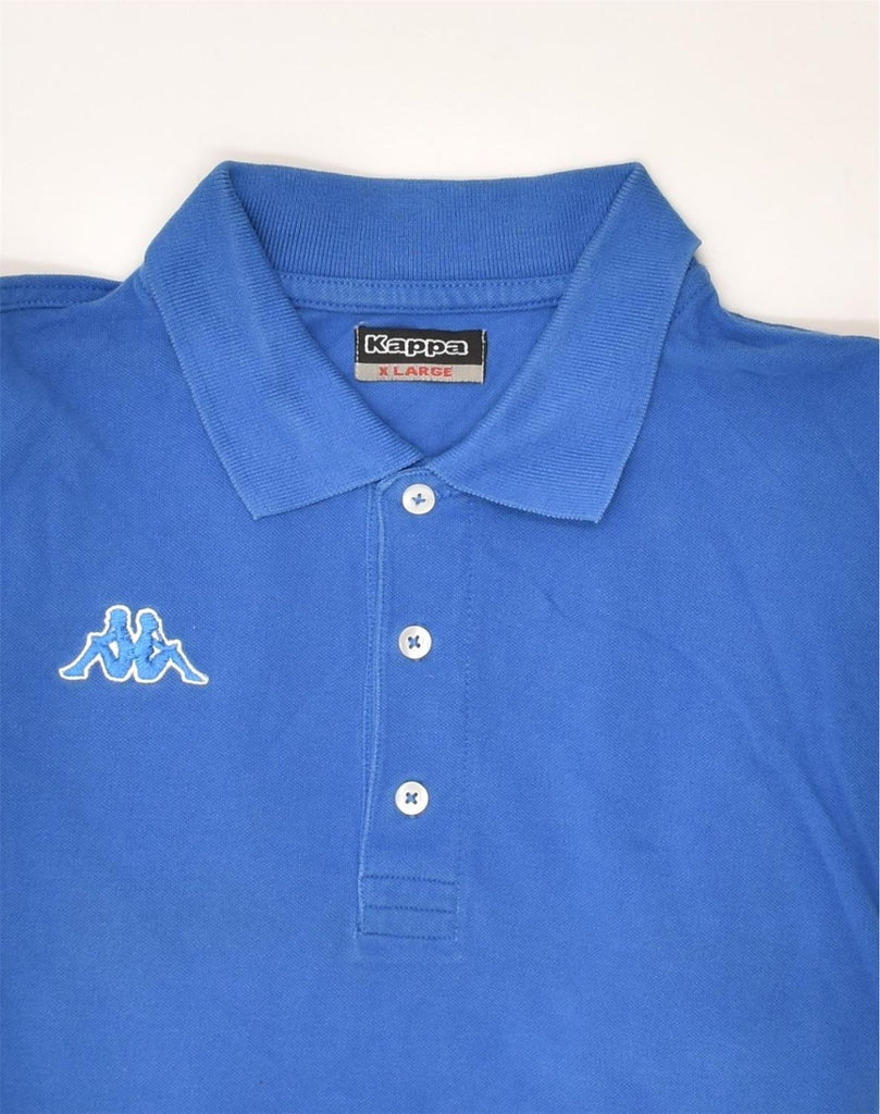 KAPPA Mens Polo Shirt XL Blue Cotton | Vintage Kappa | Thrift | Second-Hand Kappa | Used Clothing | Messina Hembry 