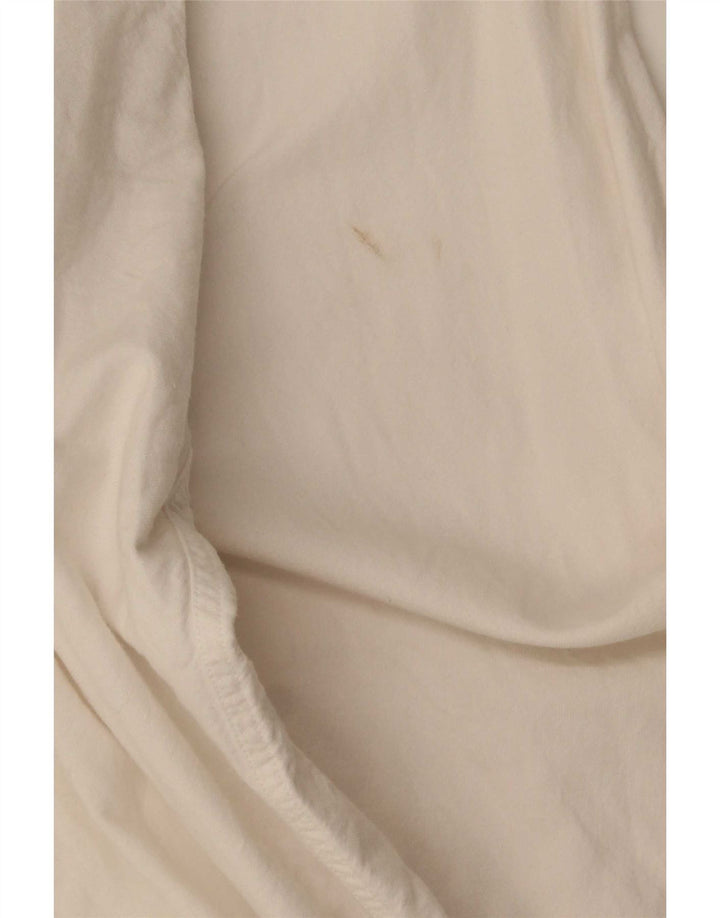 Nautica Mens Classic Fit Shirt 2XL White Cotton
