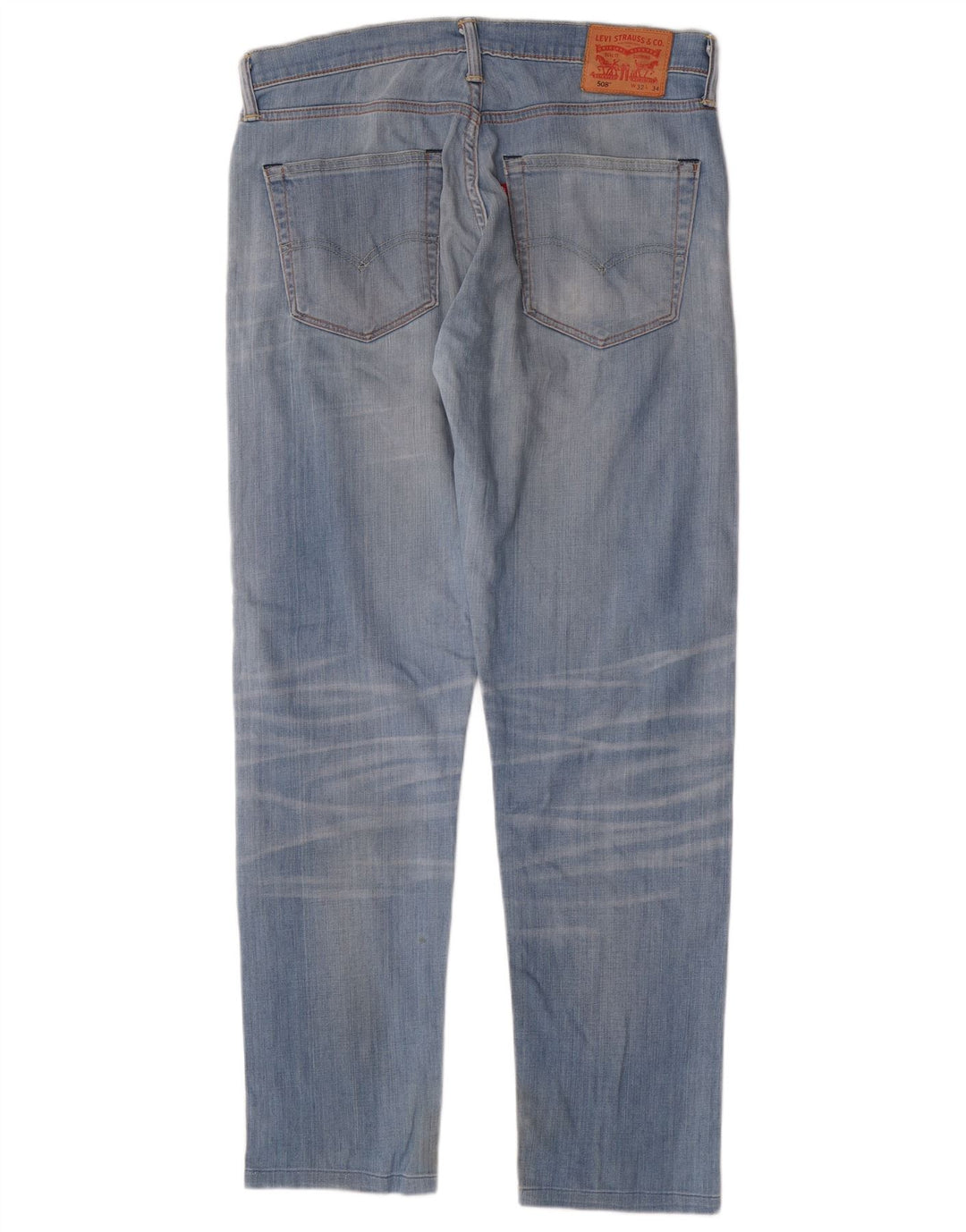 Levi's Mens 508 Tapered Jeans W32 L31 Blue Cotton