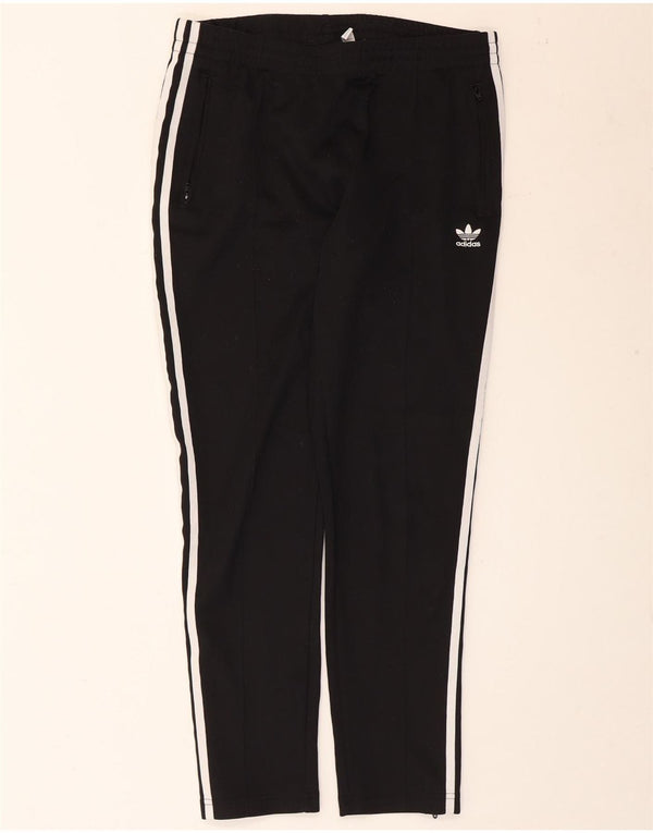 Adidas Womens Tracksuit Trousers UK 14 Medium Black Cotton