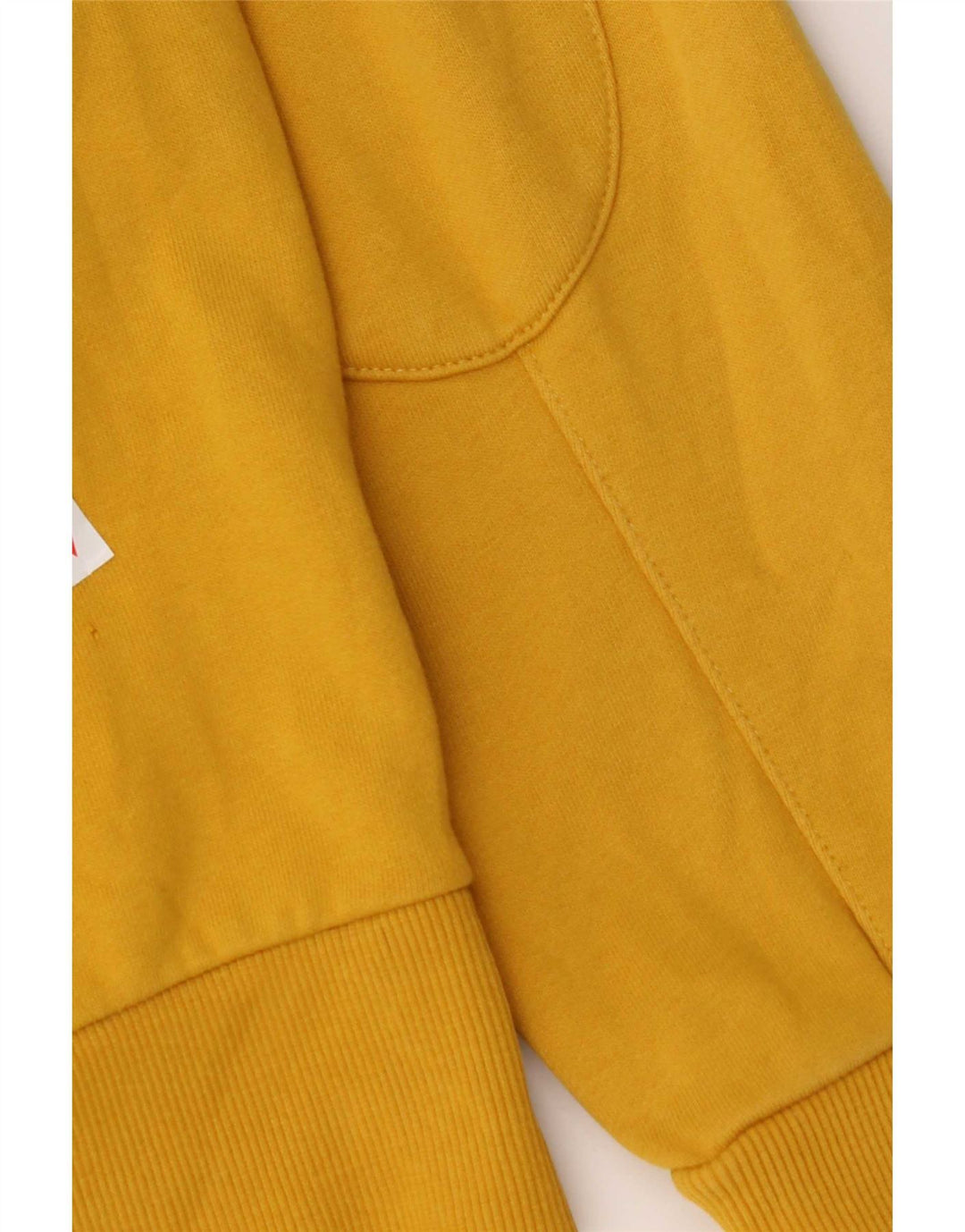 Sun68 Mens Zip Hoodie Sweater Medium Yellow Cotton