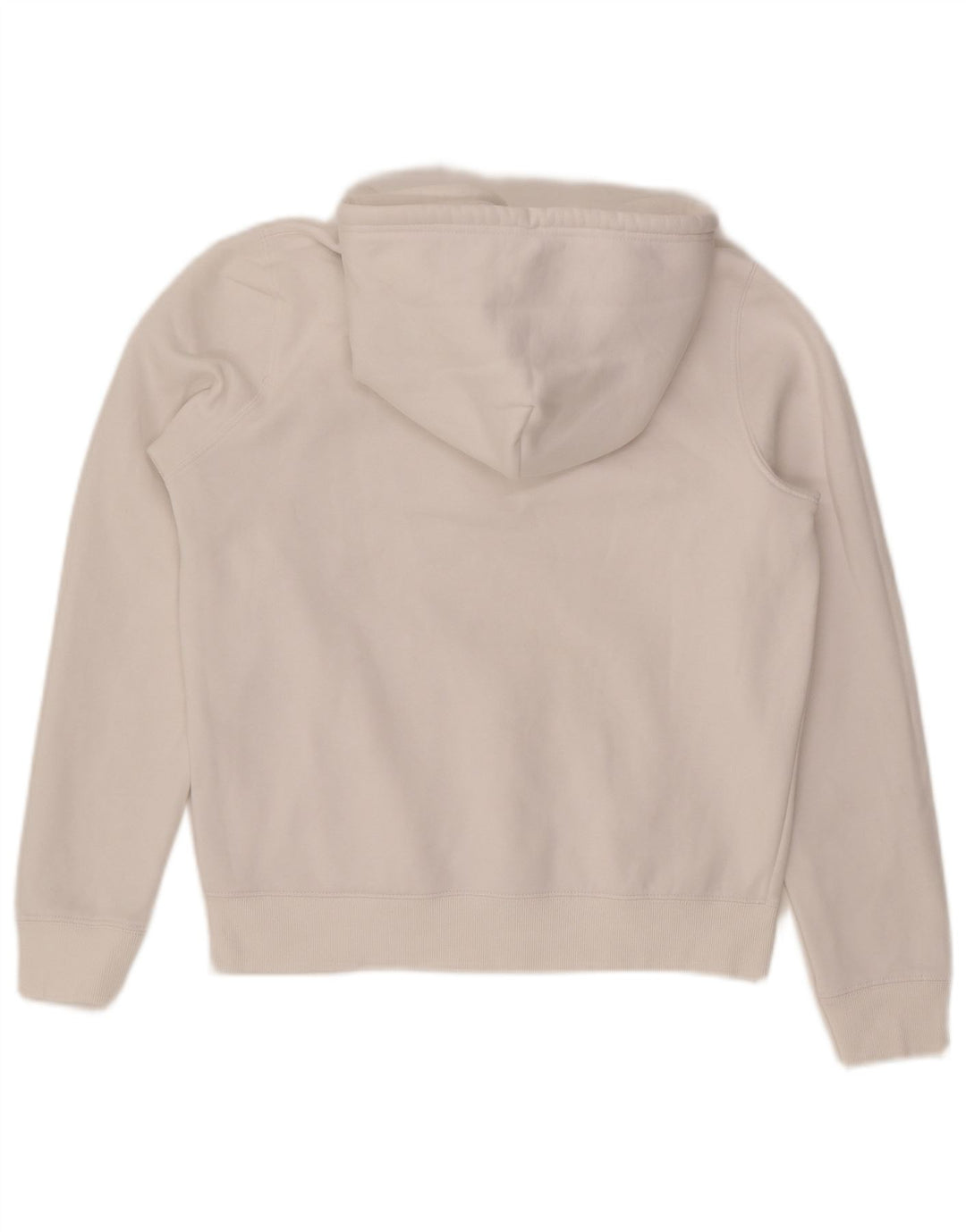 TOMMY HILFIGER Womens Oversized Hoodie Jumper UK 10 Small White