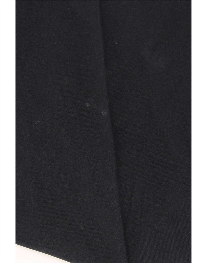 Farah Mens Straight Casual Trousers  W40 L29 Navy Blue Polyester
