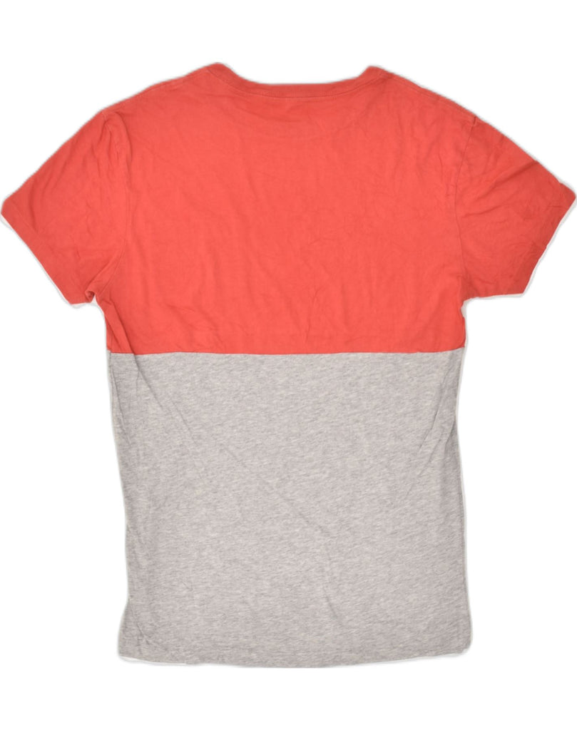 J. CREW Mens T-Shirt Top Small Red Colourblock Cotton | Vintage J. Crew | Thrift | Second-Hand J. Crew | Used Clothing | Messina Hembry 