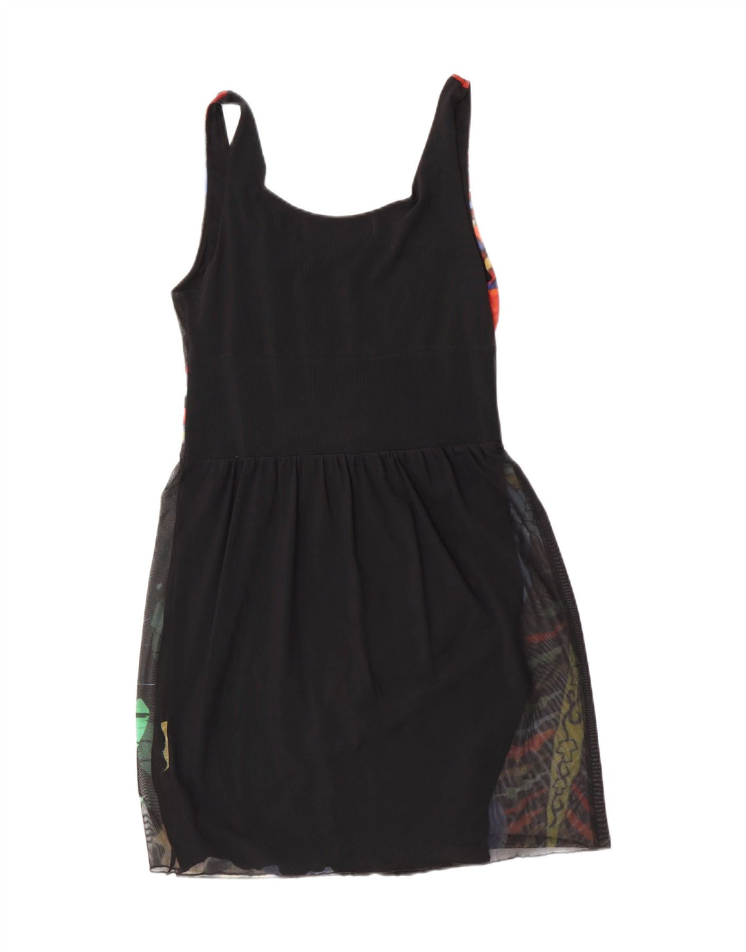 Desigual Girls Abstract Pattern Sundress 15-16 Years 2XL Black Butterfly
