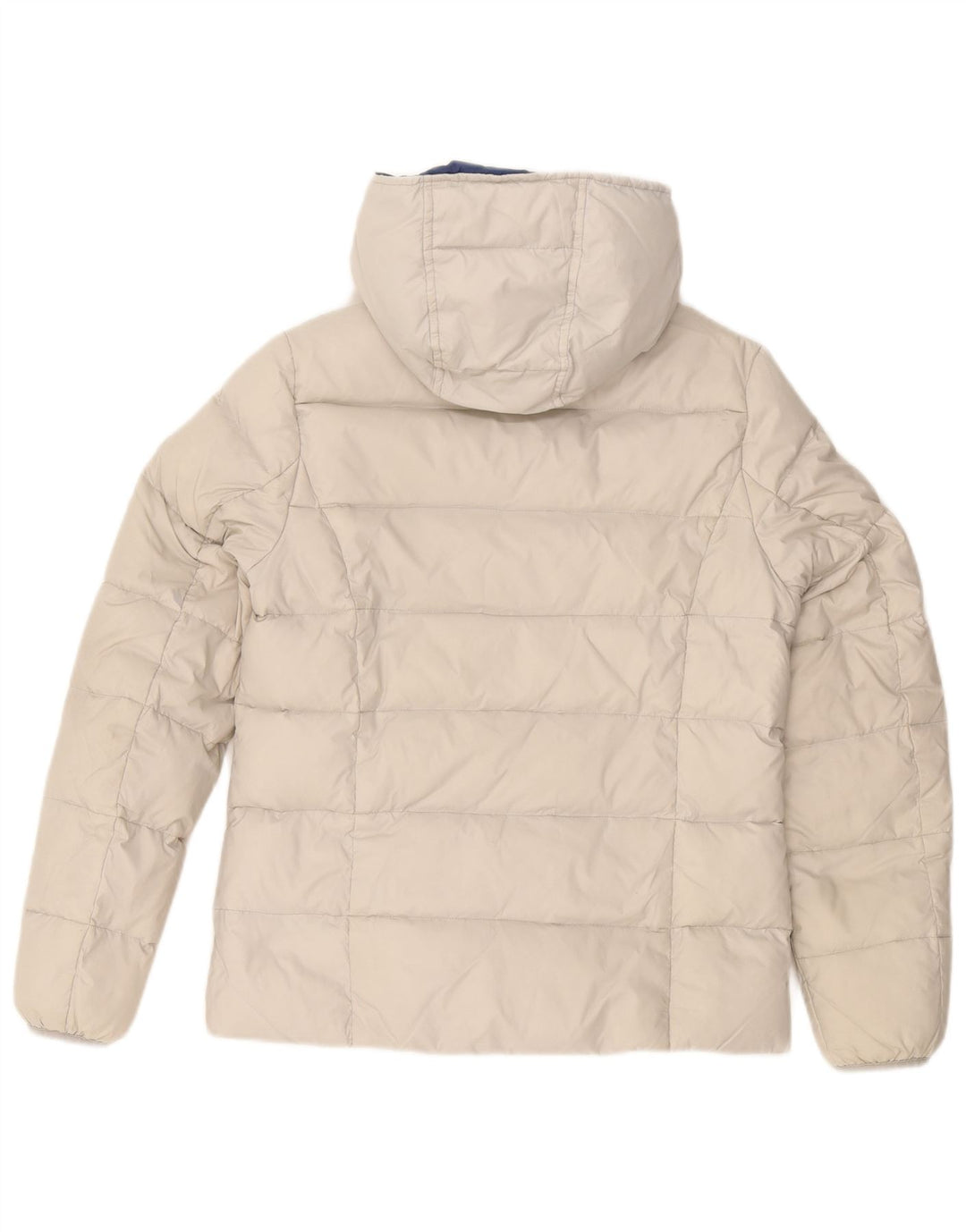 Best Company Womens Hooded Padded Jacket UK 14 Medium White Nylon