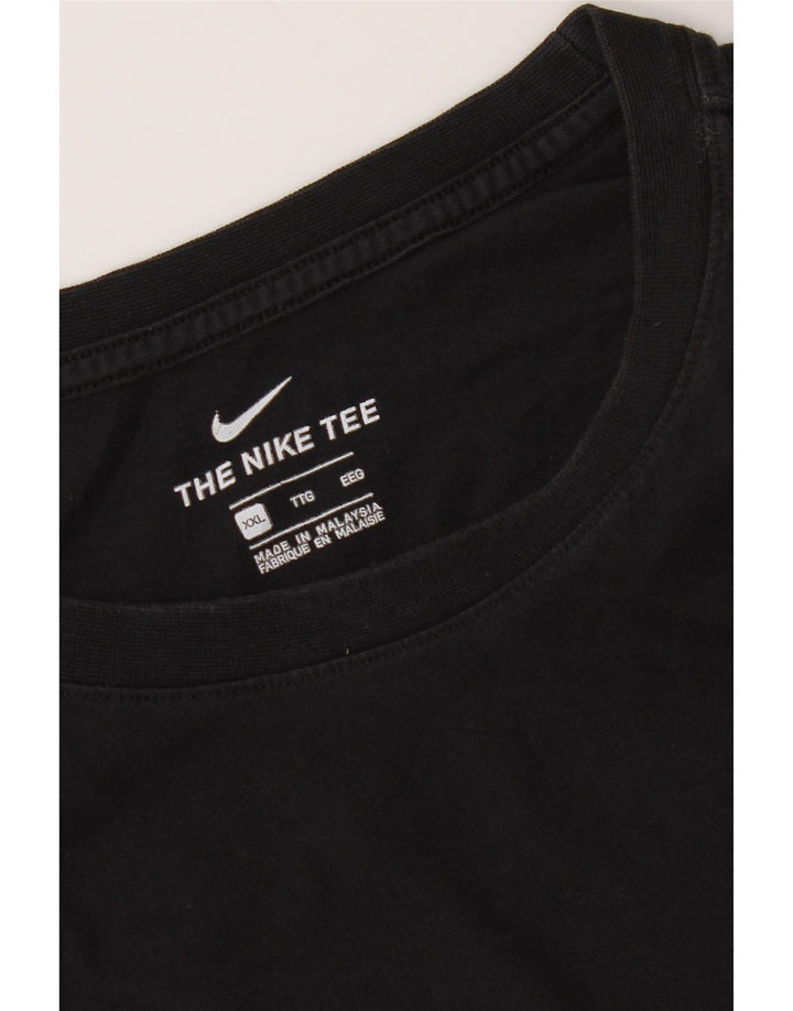 Nike Mens T-Shirt Top 2XL Black