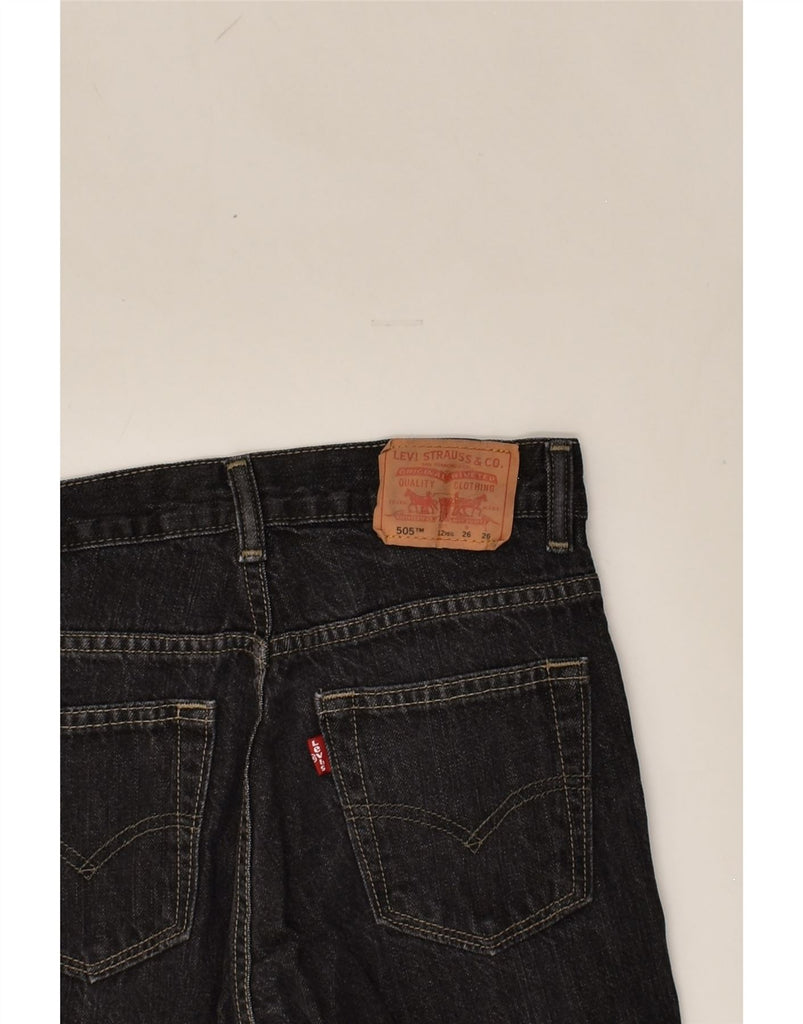 LEVI'S Boys 505 Straight Jeans 11-12 Years W26 L20 Grey Cotton | Vintage Levi's | Thrift | Second-Hand Levi's | Used Clothing | Messina Hembry 