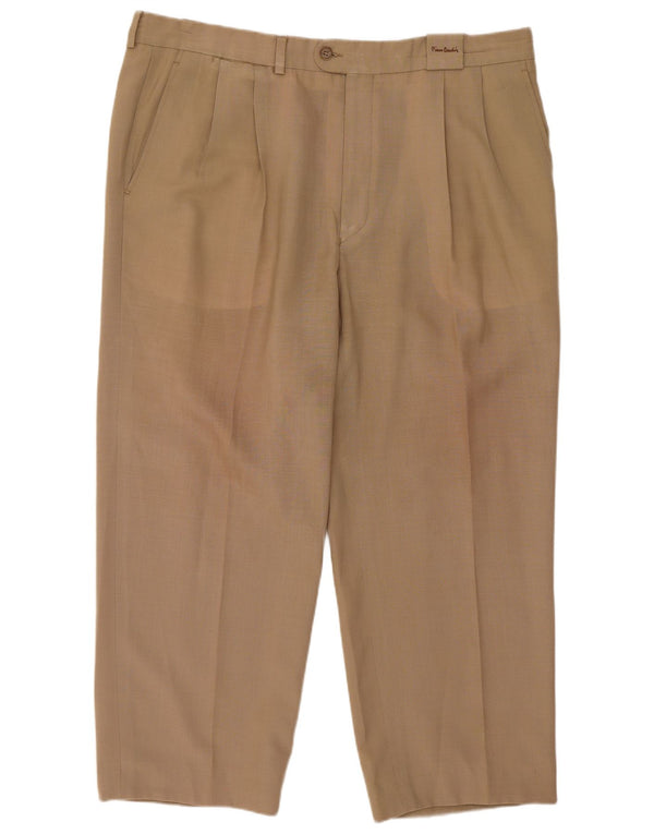 Pierre Cardin Womens Regular Casual Trousers IT 50 Large W36 L24 Brown
