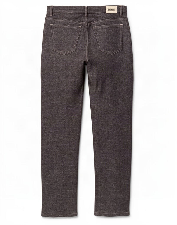 Conte of Florence Womens Straight Casual Trousers IT 44 Medium W30 L32 Grey