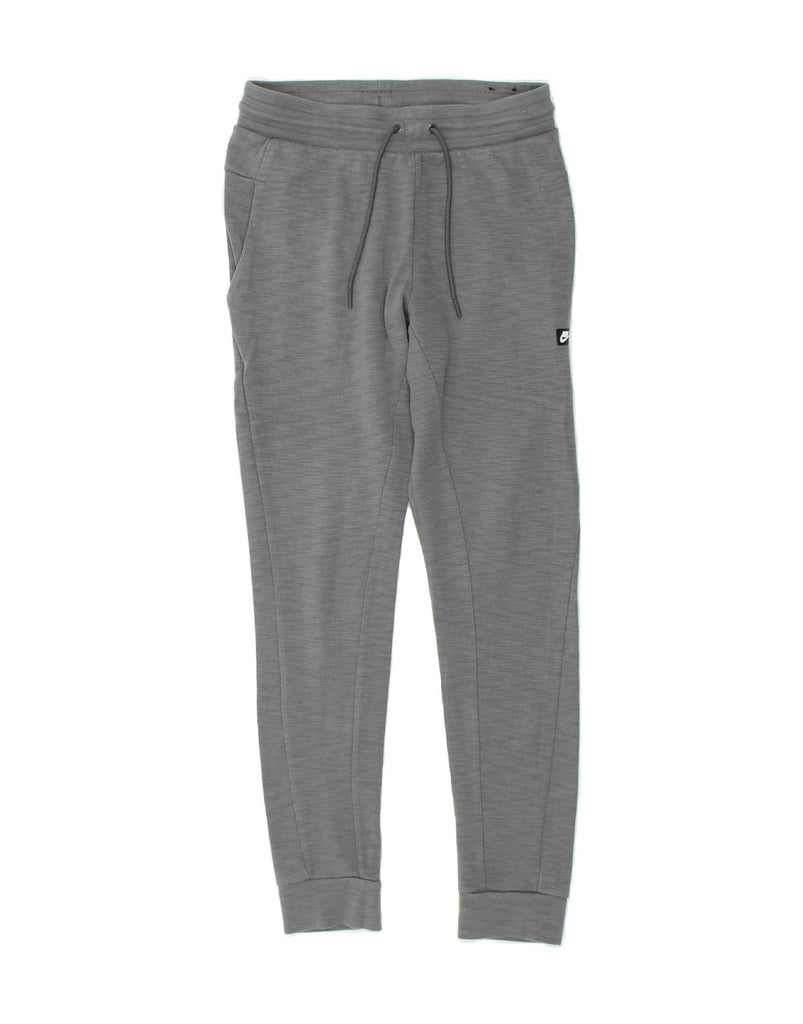 NIKE Mens Tracksuit Trousers Joggers Small Grey Cotton | Vintage Nike | Thrift | Second-Hand Nike | Used Clothing | Messina Hembry 