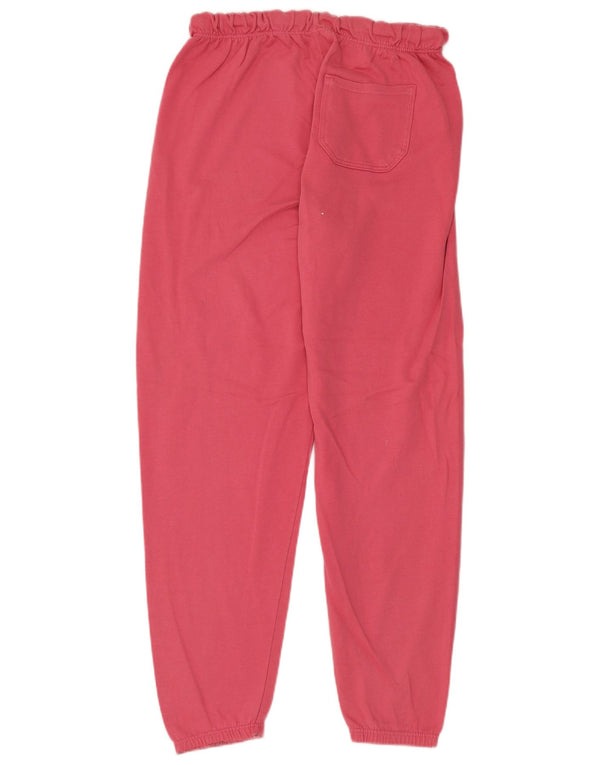 Champion Womens Tracksuit Trousers Joggers UK 14 Medium Pink Cotton