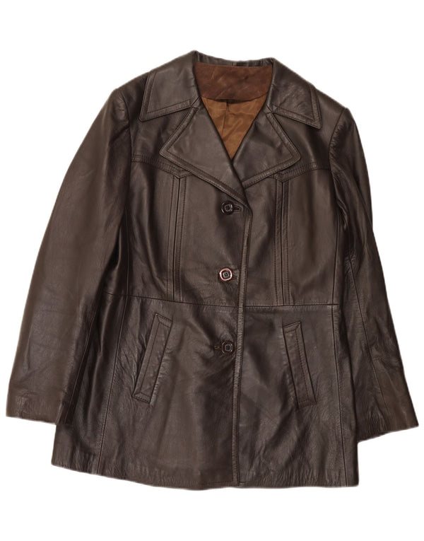 Everest Womens Leather Jacket IT 48 XL Brown