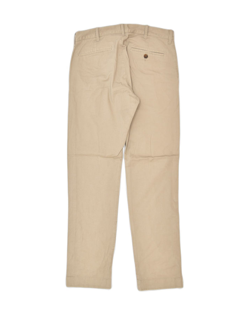 J. CREW Mens Casual Trousers W29 L30 Beige Cotton | Vintage | Thrift | Second-Hand | Used Clothing | Messina Hembry 