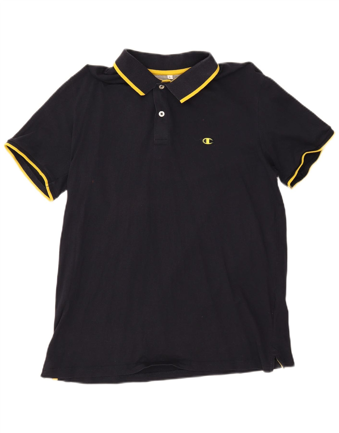 Champion Mens Polo Shirt Large Navy Blue