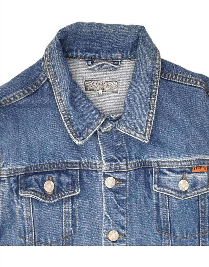 JEP'S Boys Denim Gilet 13-14 Years Blue Cotton | Vintage Jep's | Thrift | Second-Hand Jep's | Used Clothing | Messina Hembry 