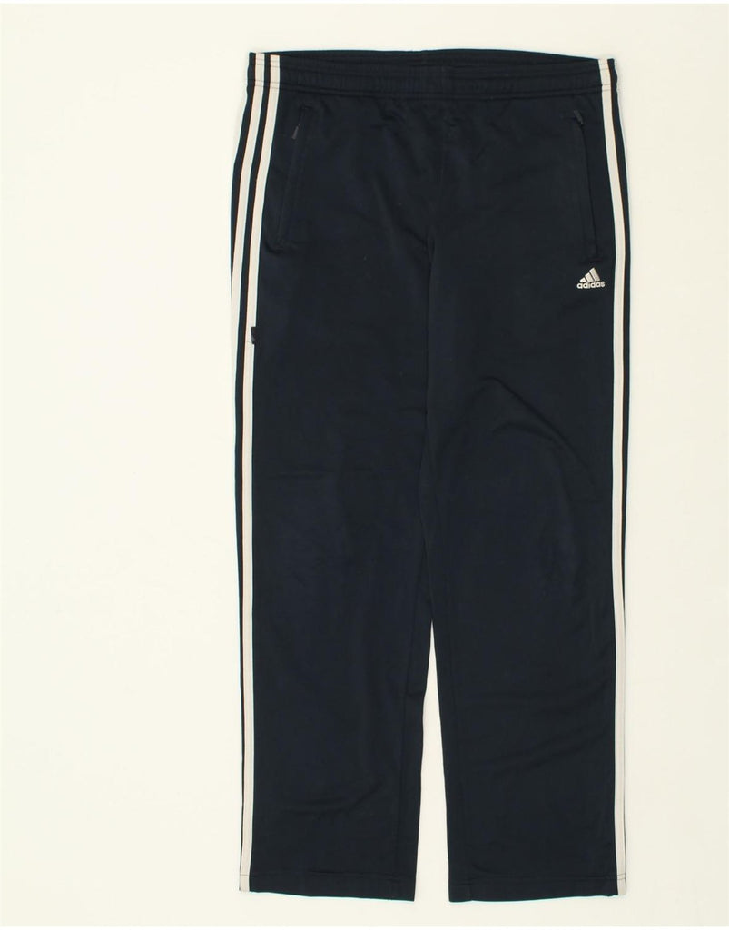 ADIDAS Mens Tracksuit Trousers Small Navy Blue Polyester | Vintage Adidas | Thrift | Second-Hand Adidas | Used Clothing | Messina Hembry 