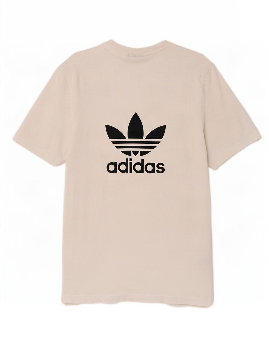 Adidas Mens Graphic T-Shirt Top Medium White Cotton