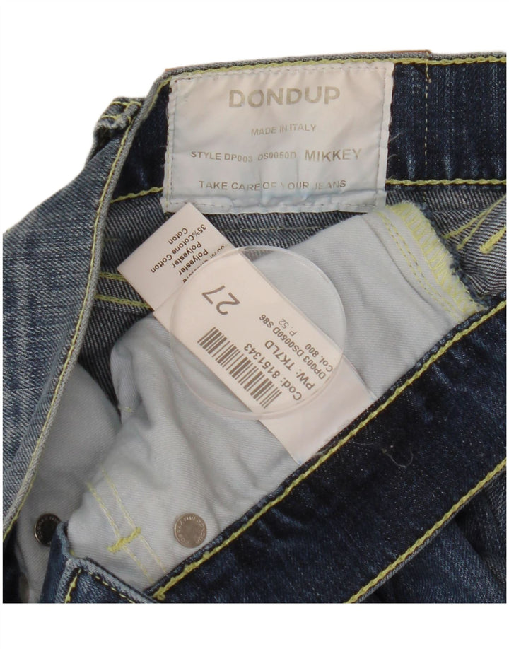 Dondup Womens Distressed Skinny Jeans  W27 L29 Blue Cotton