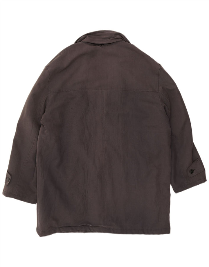 GIORGIO VARALLI Mens Windbreaker Coat IT 50 Large Grey