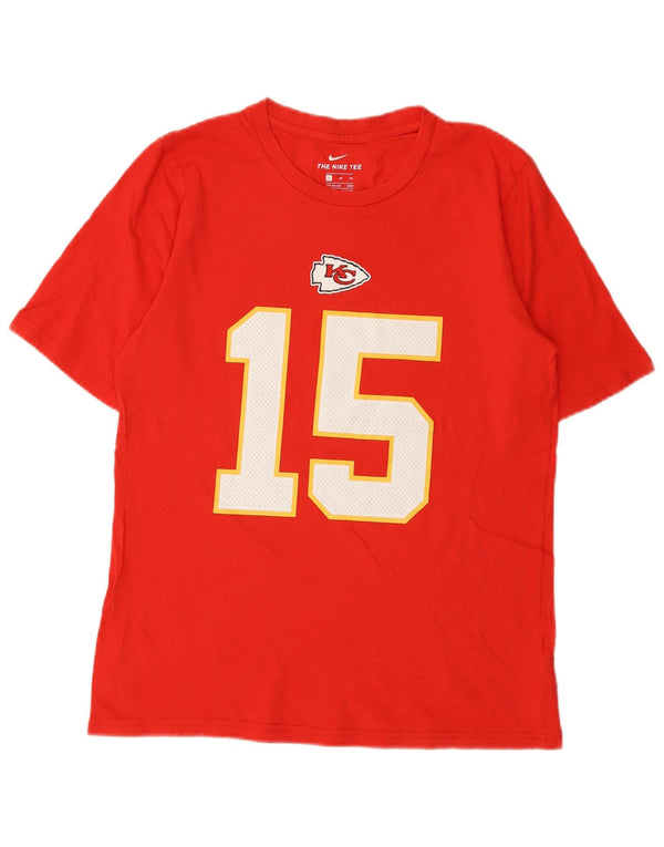 Nike Boys Kansas City Chiefs Graphic T-Shirt Top 13-14 Years XL Red Cotton