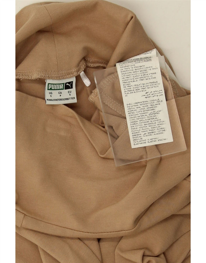 PUMA Womens Sport Shorts UK 8 Small Beige Cotton Vintage Puma and Second-Hand Puma from Messina Hembry 