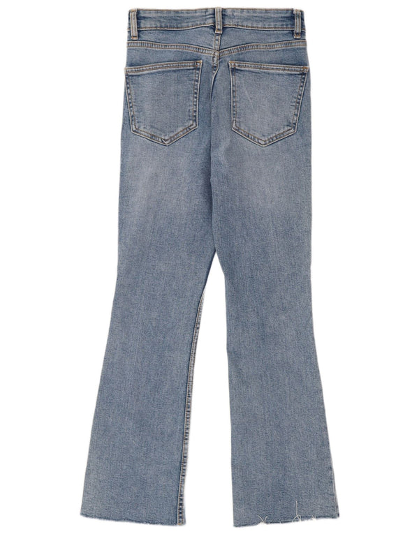 Zara Womens Flared Jeans EU 34 2XS W24 L26 Blue