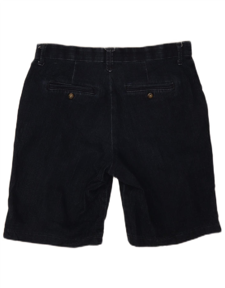 Lee Womens Denim Shorts US 10 Large W32  Navy Blue Cotton