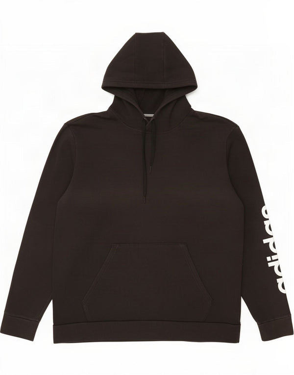 Adidas Mens Graphic Hoodie Jumper XL Black