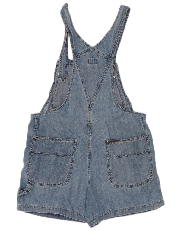 Calvin Klein Womens Dungarees Denim Shorts UK 16 Large W34 Blue